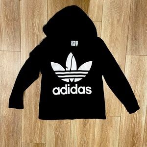 Adidas Pullover Hoodie, Black, Size M